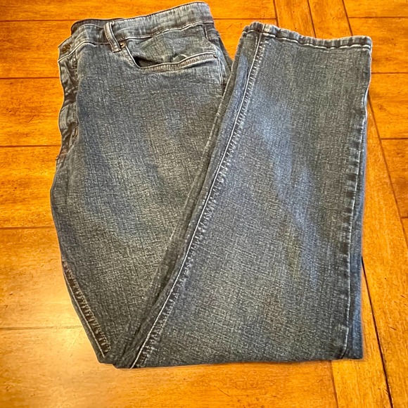 Urban Star Mens 40 x 32 Jeans Premium Apparel Straight Leg Dark S988-210 - Picture 2 of 11